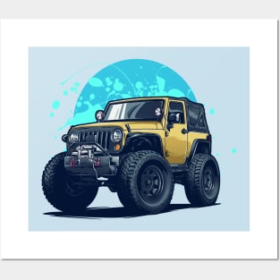 Strenght Offroad Truck Posters and Art